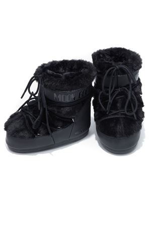 Icon Low Black Faux-Fur Boots MOON BOOT | 80D1409390N001